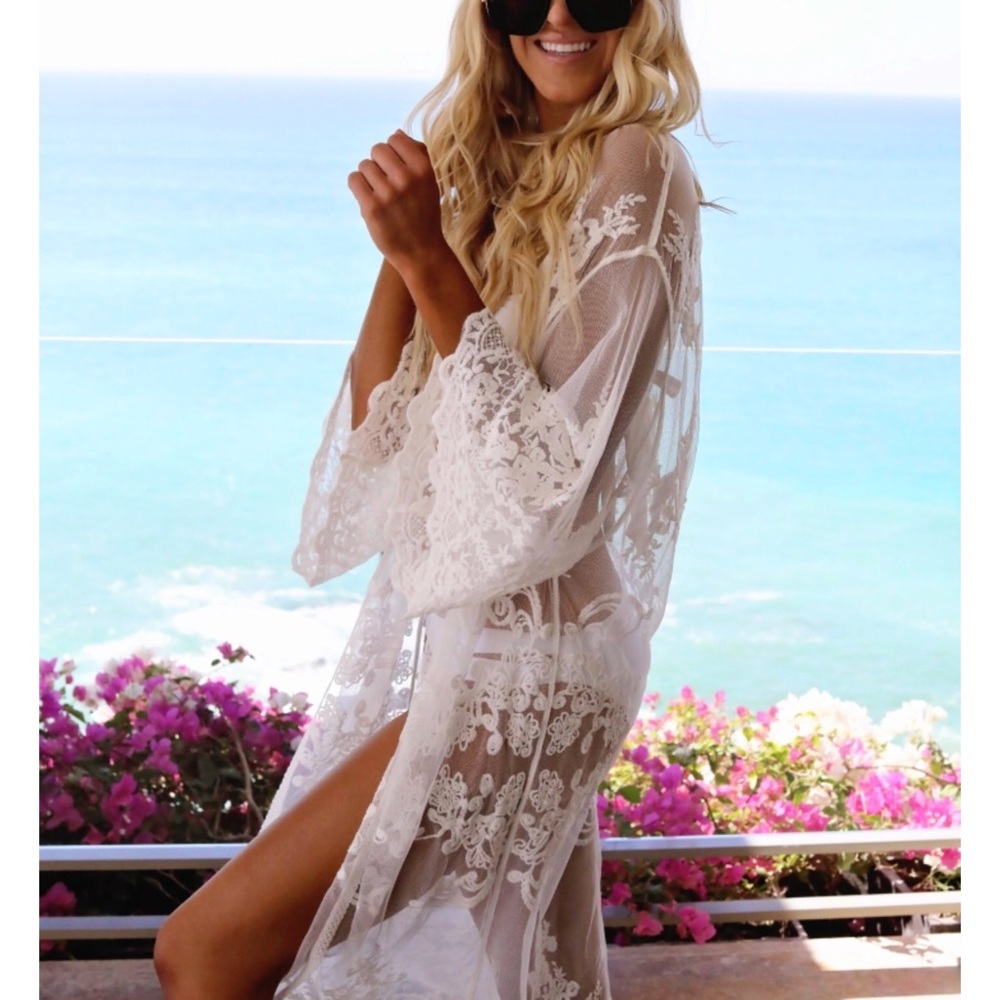 Crochet Kimono - Picture 2 of 7